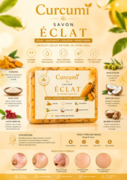 Savon Éclat Curcuma et Kojic offert